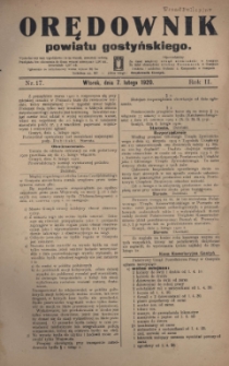 Orędownik Powiatu Gostyńskiego 1920.02.07 R.2 Nr 17