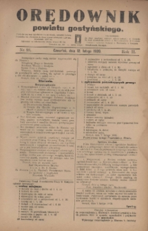 Orędownik Powiatu Gostyńskiego 1920.02.12 R.2 Nr 18