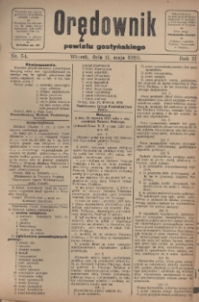 Orędownik Powiatu Gostyńskiego 1920.05.11 R.2 Nr 54