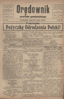 Orędownik Powiatu Gostyńskiego 1920.05.13 R.2 Nr 55