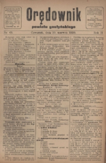 Orędownik Powiatu Gostyńskiego 1920.06.10 R.2 Nr 65