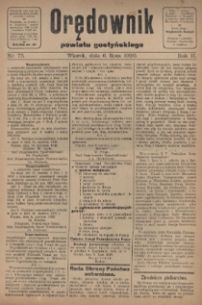 Orędownik Powiatu Gostyńskiego 1920.07.06 R.2 Nr 75