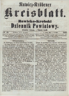 Rawicko-Krobski Dziennik Powiatowy. 1865.12.06 R. 15 Nr 49