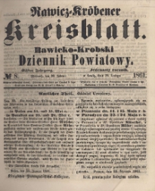 Rawicko-Krobski Dziennik Powiatowy. 1861.02.20 R. 11 Nr 8
