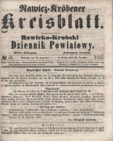Rawicko-Krobski Dziennik Powiatowy. 1861.12.18 R. 11 Nr 51