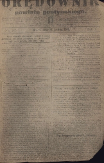 Orędownik Powiatu Gostyńskiego 1919.12.16 R.1 Nr 165