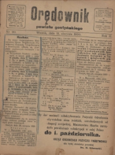 Orędownik Powiatu Gostyńskiego 1920.08.31 R.2 Nr 99