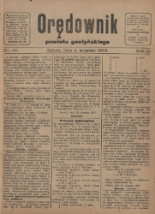 Orędownik Powiatu Gostyńskiego 1920.09.04 R.2 Nr 101