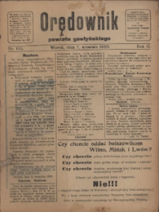 Orędownik Powiatu Gostyńskiego 1920.09.07 R.2 Nr 102