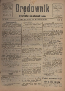 Orędownik Powiatu Gostyńskiego 1920.09.16 R.2 Nr 106