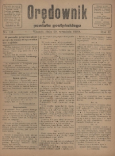 Orędownik Powiatu Gostyńskiego 1920.09.28 R.2 Nr 111