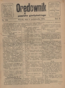 Orędownik Powiatu Gostyńskiego 1920.10.05 R.2 Nr 113