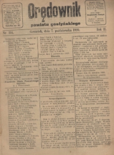 Orędownik Powiatu Gostyńskiego 1920.10.07 R.2 Nr 114