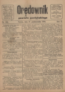 Orędownik Powiatu Gostyńskiego 1920.10.16 R.2 Nr 118