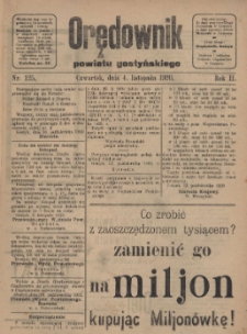 Orędownik Powiatu Gostyńskiego 1920.11.04 R.2 Nr 125