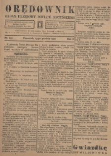 Orędownik 1920.12.23 R.2 Nr 145