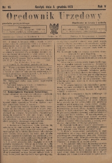 Orędownik Urzędowy Powiatu Gostyńskiego 1923.12.05 R.5 Nr 95