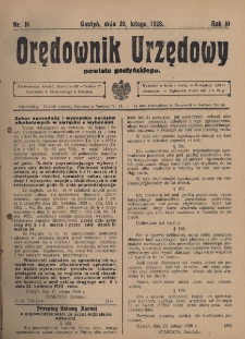 Orędownik Urzędowy Powiatu Gostyńskiego 1928.02.29 R.10 Nr 16