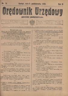 Orędownik Urzędowy Powiatu Gostyńskiego 1928.10.06 R.10 Nr 79