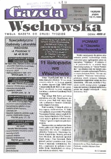 Gazeta Wschowska 1993.11.12 Nr 19 (20)