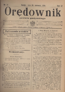 Orędownik Powiatu Gostyńskiego 1930.06.28 R. 12 Nr 52