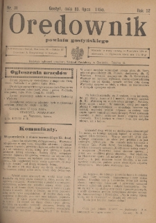 Orędownik Powiatu Gostyńskiego 1930.07.23 R. 12 Nr 59
