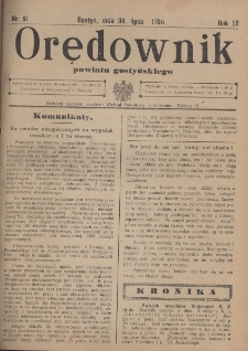 Orędownik Powiatu Gostyńskiego 1930.07.30 R. 12 Nr 61
