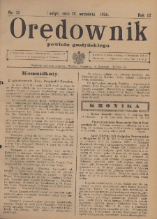 Orędownik Powiatu Gostyńskiego 1930.09.13 R. 12 Nr 73