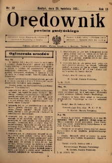Orędownik Powiatu Gostyńskiego 1931.04.25 R.13 nr 32