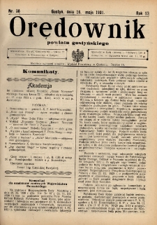 Orędownik Powiatu Gostyńskiego 1931.05.16 R.13 nr 38