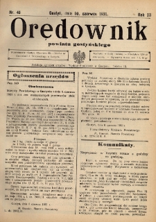 Orędownik Powiatu Gostyńskiego 1931.06.10 R.13 nr 45