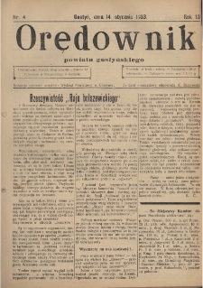 Orędownik Powiatu Gostyńskiego 1933.01.14 R. 15 Nr 4