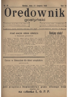 Orędownik Gostyński 1933.08.16 R. 15 Nr 65