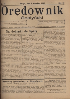 Orędownik Gostyński 1933.09.02 R. 15 Nr 70
