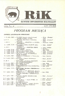 Rawicki Informator Kulturalny 1972.2 R.2