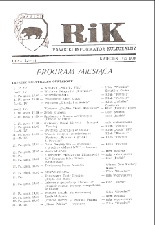 Rawicki Informator Kulturalny 1972.4 R.2