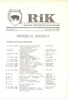 Rawicki Informator Kulturalny 1972.6 R.2