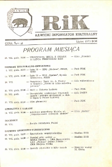 Rawicki Informator Kulturalny 1973.7 R.3