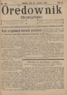 Orędownik Gostyński 1933.12.30 R. 15 Nr 103