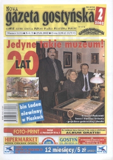 Nowa Gazeta Gostyńska 2002.01.25 R. 2 nr 2