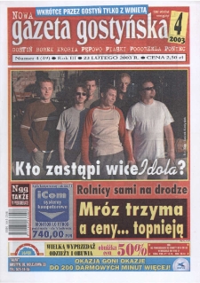 Nowa Gazeta Gostyńska 2003.02.23 R. 3 Nr 4(49)