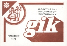 Gostynski Informator Kulturalny 1974 R. Nr10