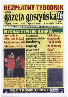 Nowa Gazeta Gostyńska 2005.06.26 R.5 Nr 16(113)