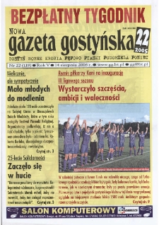 Nowa Gazeta Gostyńska 2005.08.14 R.5 Nr 22(119)