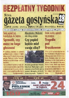 Nowa Gazeta Gostyńska 2005.09.25 R.5 Nr 28(125)