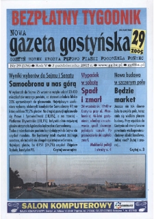 Nowa Gazeta Gostyńska 2005.10.02 R.5 Nr 29(126)