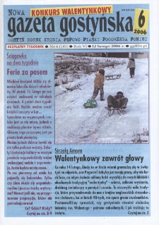 Nowa Gazeta Gostyńska 2006.02.12 R.6 Nr 6(145)