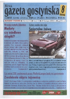 Nowa Gazeta Gostyńska 2006.02.29 R.6 Nr 8(147)