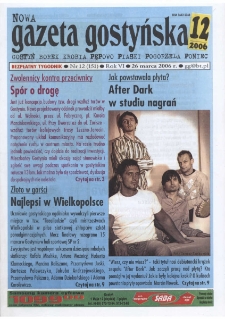 Nowa Gazeta Gostyńska 2006.03.26 R.6 Nr 12(151)