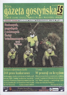 Nowa Gazeta Gostyńska 2006.04 R.6 Nr 15(154)